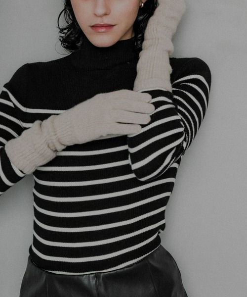 【セール】William Brunton Hand Knits long rib cuff Glove(手袋)|William Brunton Hand Knits(ウィリアム ブラントン ハンド ニット) 【セール】William Brunton Hand Knits long rib cuff Glove(手袋)|William Brunton Hand Knits(ウィリアム ブラントン ハンド ニット)