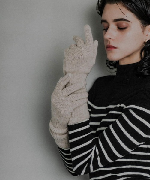 【セール】William Brunton Hand Knits long rib cuff Glove(手袋)|William Brunton Hand Knits(ウィリアム ブラントン ハンド ニット) 【セール】William Brunton Hand Knits long rib cuff Glove(手袋)|William Brunton Hand Knits(ウィリアム ブラントン ハンド ニット)