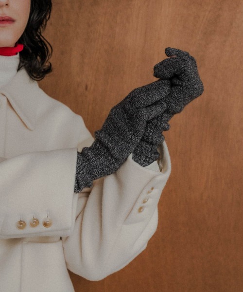 【セール】William Brunton Hand Knits long rib cuff Glove(手袋)|William Brunton Hand Knits(ウィリアム ブラントン ハンド ニット) 【セール】William Brunton Hand Knits long rib cuff Glove(手袋)|William Brunton Hand Knits(ウィリアム ブラントン ハンド ニット)