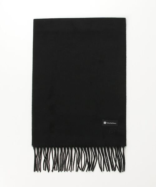 Perfect Suit FActory(パーフェクトスーツファクトリー)の「インポート【V.FRASS(ヴィフラース)】無地マフラー ブラック/グレー/ベージュ/ネイビー(マフラー・メンズ・ベージュ/ネイビー/ブラック/チャコールグレー・FREE)」の22枚目の写真