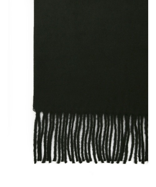 Perfect Suit FActory(パーフェクトスーツファクトリー)の「インポート【V.FRASS(ヴィフラース)】無地マフラー ブラック/グレー/ベージュ/ネイビー(マフラー・メンズ・ベージュ/ネイビー/ブラック/チャコールグレー・FREE)」の5枚目の写真