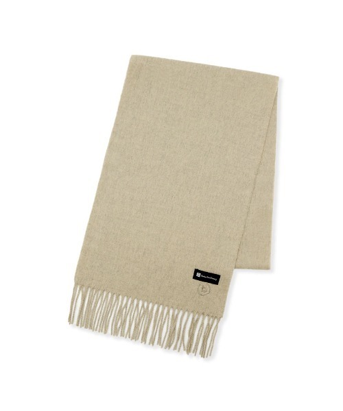 Perfect Suit FActory(パーフェクトスーツファクトリー)の「インポート【V.FRASS(ヴィフラース)】無地マフラー ブラック/グレー/ベージュ/ネイビー(マフラー・メンズ・ベージュ/ネイビー/ブラック/チャコールグレー・FREE)」の16枚目の写真