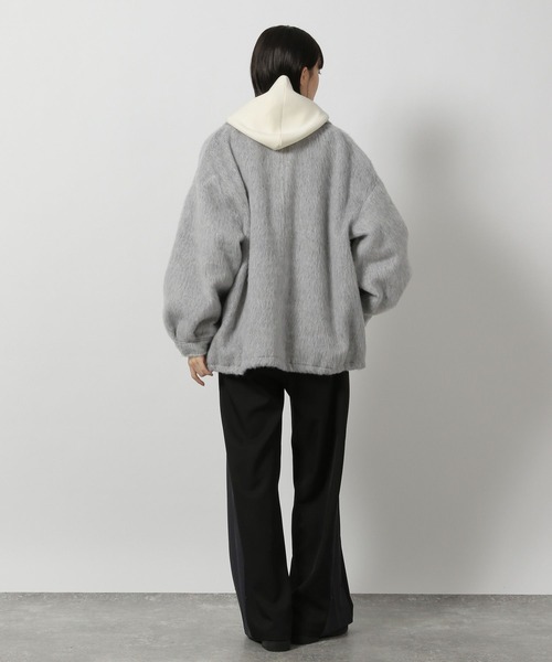 LAKOLE（ラコレ）の「シャギージップブルゾン / 128644（ブルゾン・レディース・ライトグレー/チェック・SMALL/MEDIUM）」の16枚目の写真