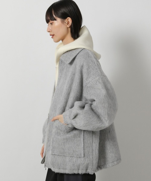 LAKOLE（ラコレ）の「シャギージップブルゾン / 128644（ブルゾン・レディース・ライトグレー/チェック・SMALL/MEDIUM）」の19枚目の写真