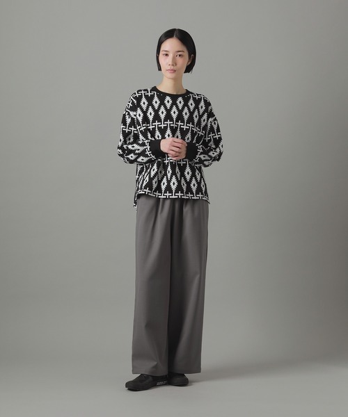 ZUCCa（ズッカ）の「ブロックプリントスウェット / スウェット / (O)（スウェット・レディース・ネイビー/ライトグレー/ブラック・M size）」の7枚目の写真