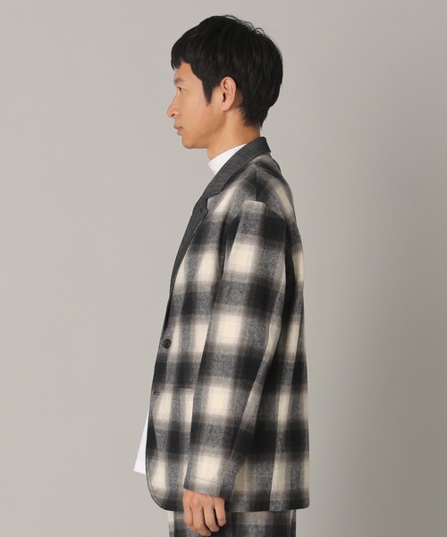 ZUCCa（ズッカ）の「ネルチェック / ジャケット / (O)（テーラードジャケット・レディース・ブラウン/ブラック・M size/XS size）」の5枚目の写真