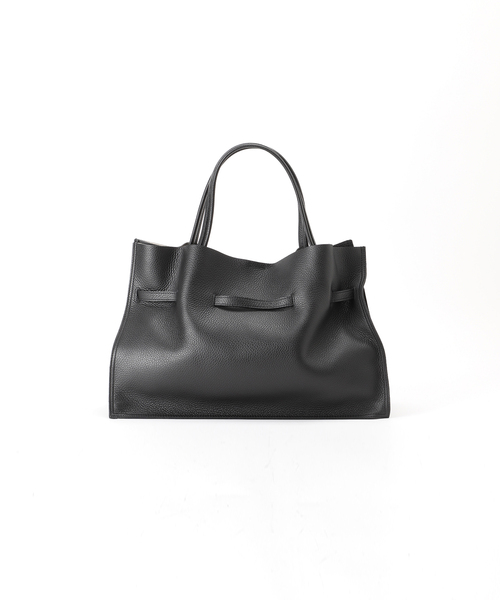 Spick & Span(スピックアンドスパン)の「《WEB+自由が丘限定追加》VIOLAd'ORO イタリアンWフェイスレザートートバッグ(トートバッグ・レディース・ブラック/チャコールグレー・FREE)」の20枚目の写真