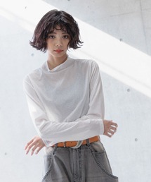 ラインストーンシアーロングスリーブ