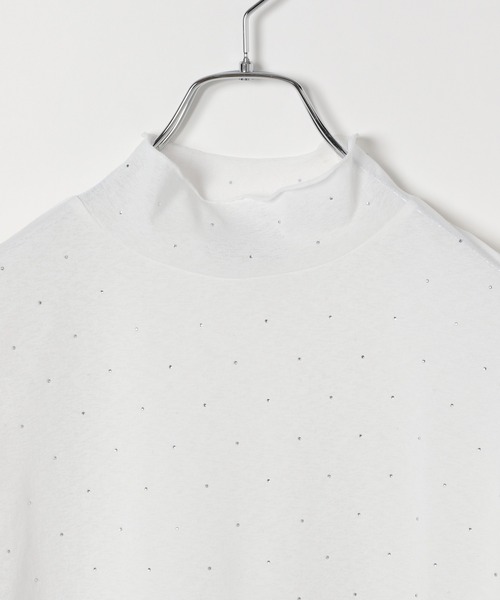 PAGEBOY（ページボーイ）の「ラインストーンシアーロングスリーブ（Tシャツ/カットソー・レディース・ブラック/ピンク系その他/オフホワイト・FREE）」の15枚目の写真