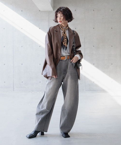 PAGEBOY（ページボーイ）の「ラインストーンシアーロングスリーブ（Tシャツ/カットソー・レディース・ブラック/ピンク系その他/オフホワイト・FREE）」の4枚目の写真