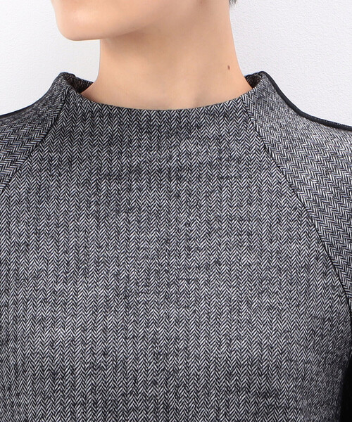 COMME CA（コムサ）の「リバーヘリンボン プルオーバー（Tシャツ/カットソー・レディース・ブラック・9号）」の8枚目の写真