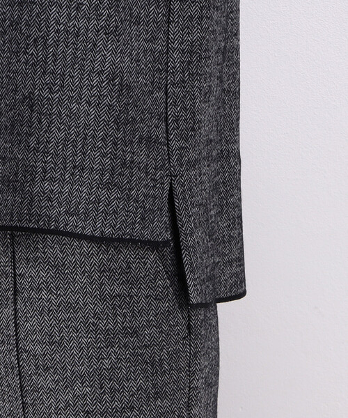 COMME CA（コムサ）の「リバーヘリンボン プルオーバー（Tシャツ/カットソー・レディース・ブラック・9号）」の10枚目の写真