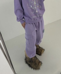 BY ATTENTION（バイアテンション）の「BIG SALE開催中！【BY ATTENTION】 裏起毛 コットン スウェット カーゴパンツ（カーゴパンツ）」