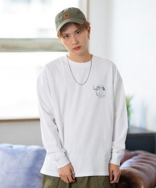 セール】【SIDEWAY STANCE】アニマル プリント ロンT（Tシャツ