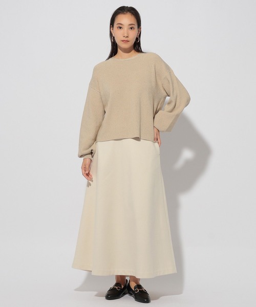 セール】ウールライクセミフレアスカート/253265（スカート）｜Elura