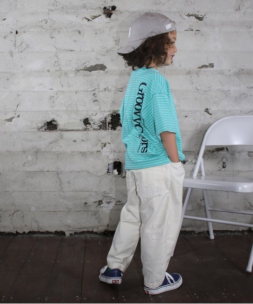 GROOVY COLORS（グルービーカラーズ）の「Back-satin Graffity Balloon Pants（その他パンツ・キッズ・キナリ・120/110）」の4枚目の写真