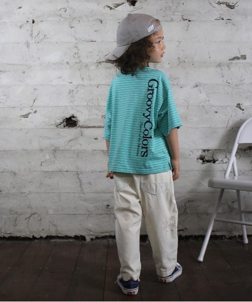 GROOVY COLORS（グルービーカラーズ）の「Back-satin Graffity Balloon Pants（その他パンツ・キッズ・キナリ・120/110）」の5枚目の写真