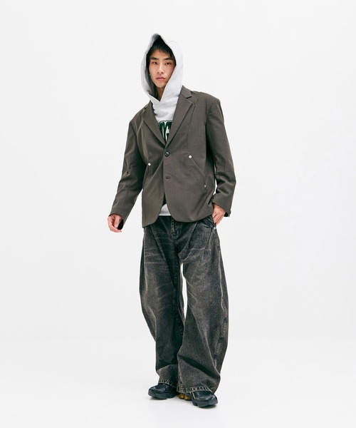 CONZ(コンズ)の「カーブデニムパンツ(デニムパンツ・メンズ・インディゴブルー/ブラック/ブルー系その他・1/2/3)」の21枚目の写真