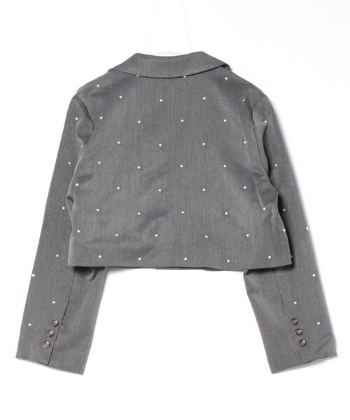ツイル パールライク テーラード ショート ジャケット（テーラードジャケット）｜Settimissimo（セッティミッシモ）