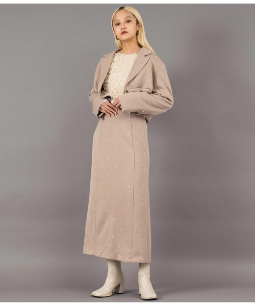 ツイル パールライク テーラード ショート ジャケット（テーラードジャケット）｜Settimissimo（セッティミッシモ）