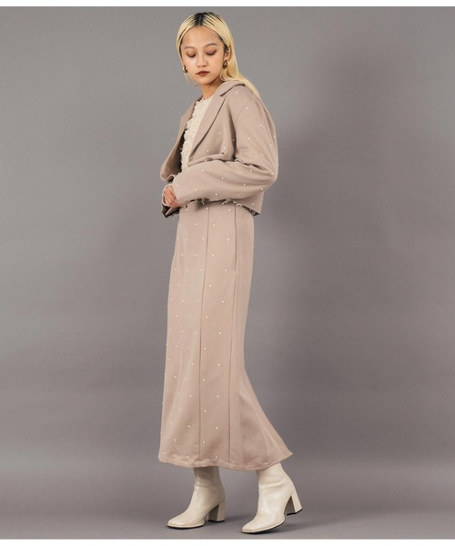 ツイル パールライク テーラード ショート ジャケット（テーラードジャケット）｜Settimissimo（セッティミッシモ）