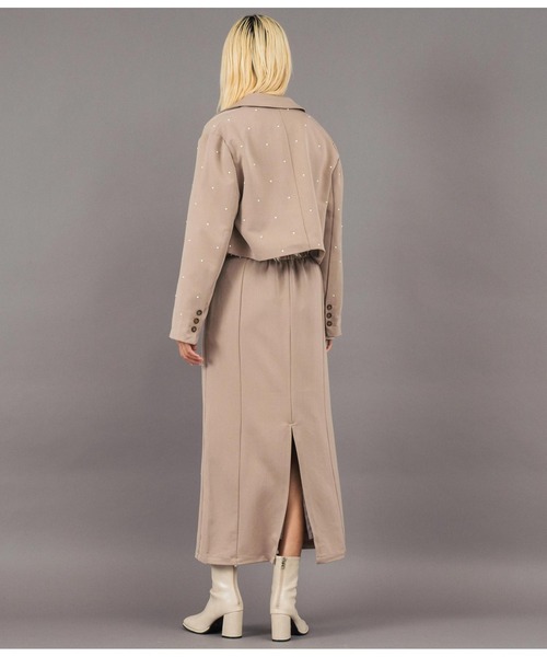 ツイル パールライク テーラード ショート ジャケット（テーラードジャケット）｜Settimissimo（セッティミッシモ）