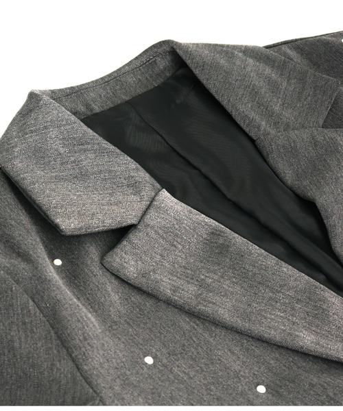 ツイル パールライク テーラード ショート ジャケット（テーラードジャケット）｜Settimissimo（セッティミッシモ）