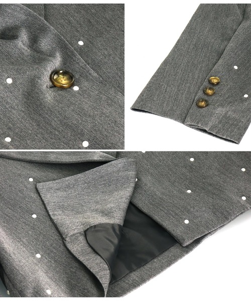 ツイル パールライク テーラード ショート ジャケット（テーラードジャケット）｜Settimissimo（セッティミッシモ）