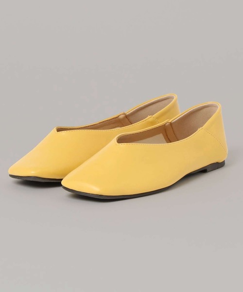 minia(ミニア)の「スクエアトゥフラットバブーシュ(バレエシューズ・レディース・アニマル/グレイッシュベージュ/イエロー/ピンク/グリーン/ライトグリーン・22.0cm/22.5cm/23.0cm/23.5cm/24.0cm/24.5cm/25.0cm/25.5cm/26.0cm)」の9枚目の写真