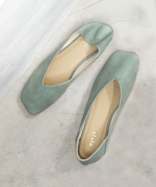 minia(ミニア)の「スクエアトゥフラットバブーシュ(バレエシューズ・レディース・アニマル/グレイッシュベージュ/イエロー/ピンク/グリーン/ライトグリーン・22.0cm/22.5cm/23.0cm/23.5cm/24.0cm/24.5cm/25.0cm/25.5cm/26.0cm)」の22枚目の写真