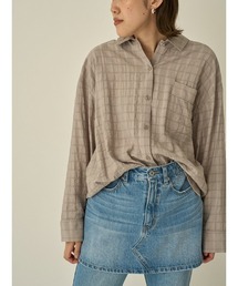 emmi | セミシアーパジャマライクシャツ(シャツ/ブラウス)