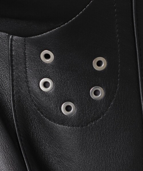 MACKINTOSH LONDON(マッキントッシュ ロンドン)の「【Weather proofed Leather】レザーダブルライダースジャケット(ブルゾン・メンズ・ブラック・38/40)」の9枚目の写真