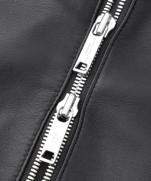 MACKINTOSH LONDON(マッキントッシュ ロンドン)の「【Weather proofed Leather】レザーダブルライダースジャケット(ブルゾン・メンズ・ブラック・38/40)」の10枚目の写真