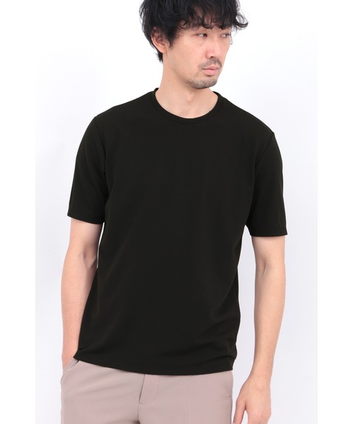 HIGH STREET∴マシュマロポンチ半袖クルーネックカットソー HIGH STREET∴マシュマロポンチ半袖クルーネックカットソー