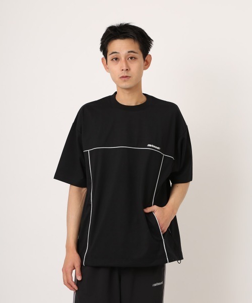 atmos(アトモス)の「atmos Piping T-shirt / アトモス パイピング Tシャツ(Tシャツ/カットソー・メンズ・ホワイト/ブラック・XL/L/M)」の2枚目の写真