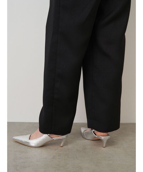 ELENDEEK（エレンディーク）の「フロントレイヤードパンツ（その他パンツ・レディース・ブラック/ベージュ・02/01）」の10枚目の写真