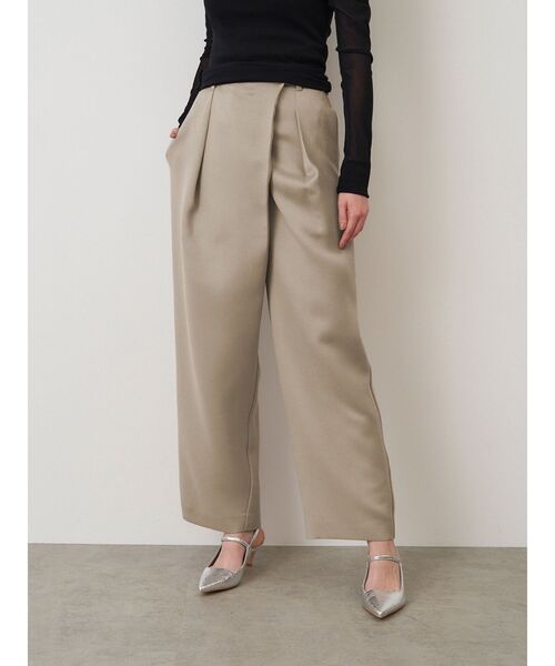 ELENDEEK（エレンディーク）の「フロントレイヤードパンツ（その他パンツ・レディース・ブラック/ベージュ・02/01）」の17枚目の写真