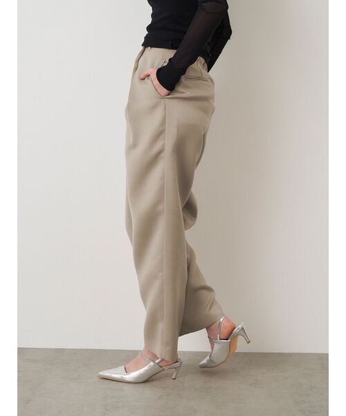 ELENDEEK（エレンディーク）の「フロントレイヤードパンツ（その他パンツ・レディース・ブラック/ベージュ・02/01）」の18枚目の写真