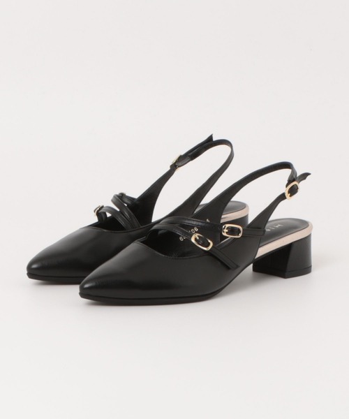 HIMIKO(ヒミコ)の「【Made in Japan】【HIMIKO】【撥水】ダブルベルトスリングバックパンプス/651506(パンプス・レディース・ブルー/プラチナム/ブラック・25.5cm/23.0cm/21.5cm/25.0cm/24.5cm/24.0cm/23.5cm/22.5cm/22.0cm)」の13枚目の写真