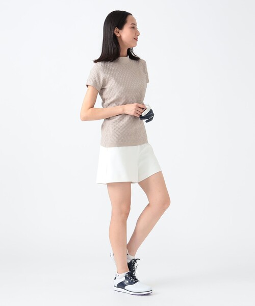 PURPLE LABEL / ストレッチツイル キュロット 