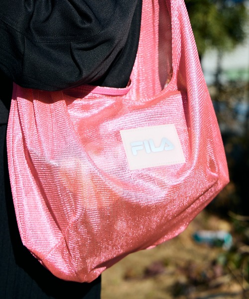 FILA（フィラ）の「【 FILA / フィラ 】 バルーンメッシュ トートバッグ FNI FFI-08（トートバッグ・メンズ・ブラック/ブルー/ピンク/グレー/ブラウン・FREE）」の11枚目の写真