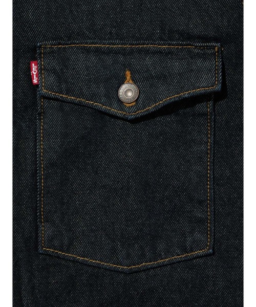 Levi's(リーバイス)の「Levi's/リーバイス ステーションジャケット ダークインディゴ(デニムジャケット・メンズ・ダークインディゴブルー・L/M/S/XL)」の7枚目の写真