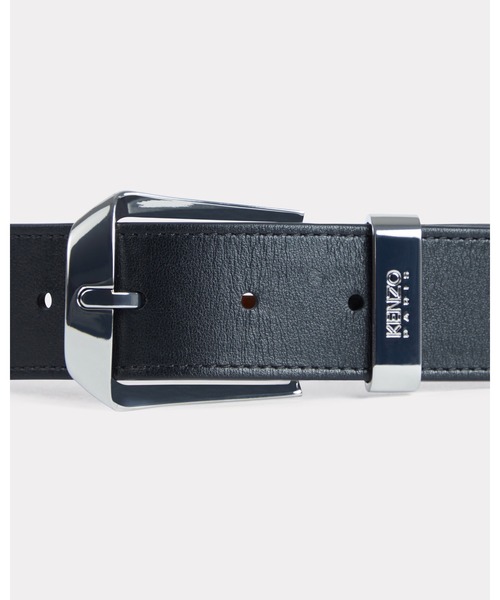 KENZO(ケンゾー)の「'KENZO Buckle' レザー ベルト(ベルト・メンズ・ブラック系その他・90㎝/80㎝)」の2枚目の写真