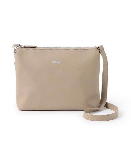MACKINTOSH PHILOSOPHY(マッキントッシュ フィロソフィー)の「シンセティックシュリンクレザー 2WAYショルダーバッグ(ショルダーバッグ・メンズ・ブラック/ベージュ系その他/ブルー系その他4・FREE)」の1枚目の写真