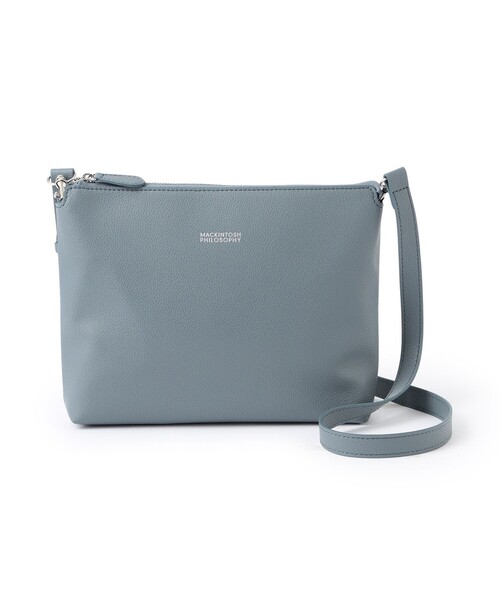 MACKINTOSH PHILOSOPHY(マッキントッシュ フィロソフィー)の「シンセティックシュリンクレザー 2WAYショルダーバッグ(ショルダーバッグ・メンズ・ブラック/ベージュ系その他/ブルー系その他4・FREE)」の3枚目の写真