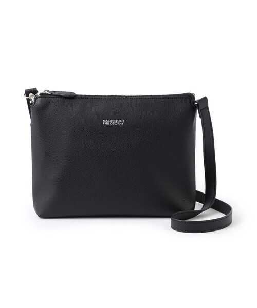 MACKINTOSH PHILOSOPHY(マッキントッシュ フィロソフィー)の「シンセティックシュリンクレザー 2WAYショルダーバッグ(ショルダーバッグ・メンズ・ブラック/ベージュ系その他/ブルー系その他4・FREE)」の2枚目の写真