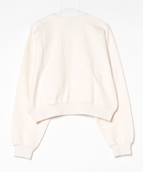 セール】(UMBRO×ROSE BUD)CROPPED SWEAT SHIRT PULLOVER