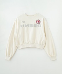 (UMBRO×ROSE BUD)CROPPED SWEAT SHIRT PULLOVER