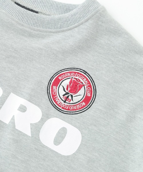 UMBRO（アンブロ）の「(UMBRO×ROSE BUD)CROPPED SWEAT SHIRT PULLOVER（スウェット・レディース・グレー/ライトグリーン/ホワイト・ONE SIZE）」の4枚目の写真