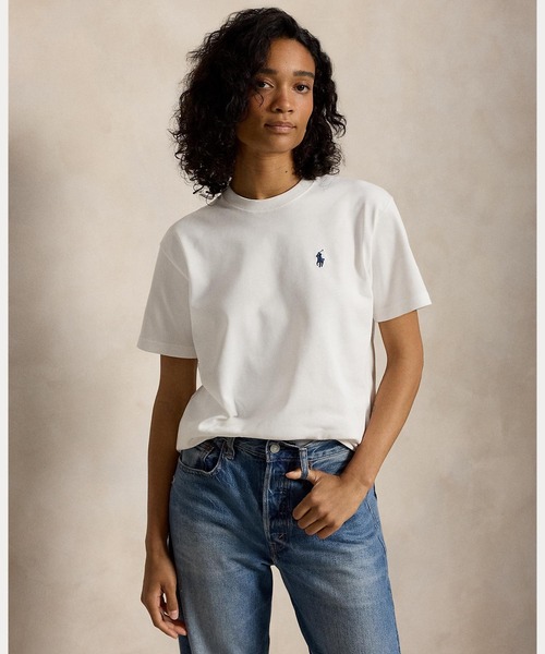 コットン ジャージー クルーネック Tシャツ（Tシャツ/カットソー